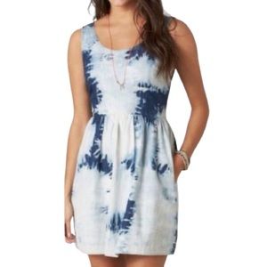 American Eagle Acid Wash Tie Dye Sleeveless Dress